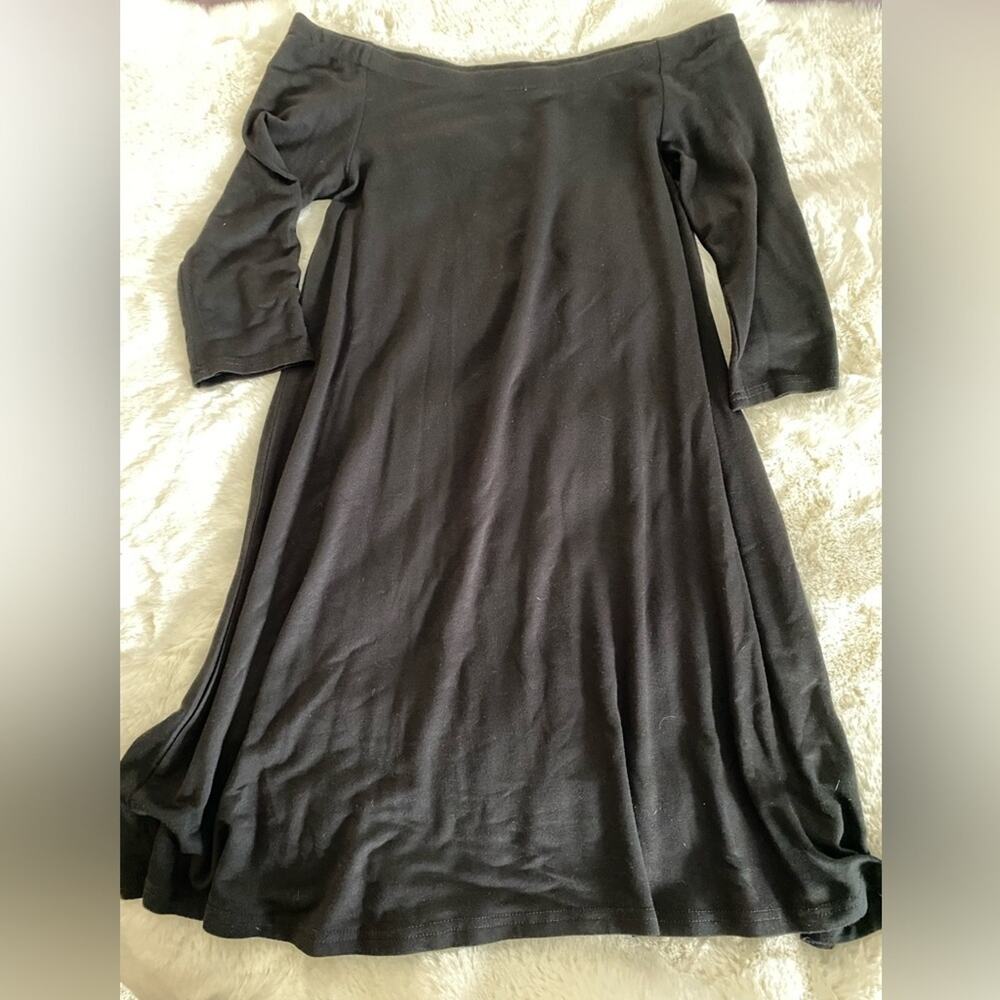 LBD Hot Kiss Off the shoulder‎ 3/4 Sleeve Dress Sz S